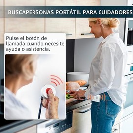 Buscapersonas Cuidador Botón Inalámbrico Receptores