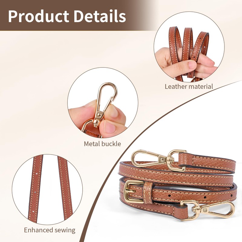 Bag Shoulder Strap, Adjustable Purse Strap Crossbody Replacement for Mini