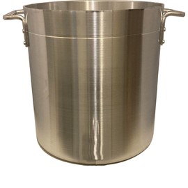 24 qt Aluminum Stock Pot Set, Fry Pot, Heavy-Duty 6 Gallons Kettle Cookware for Boiling