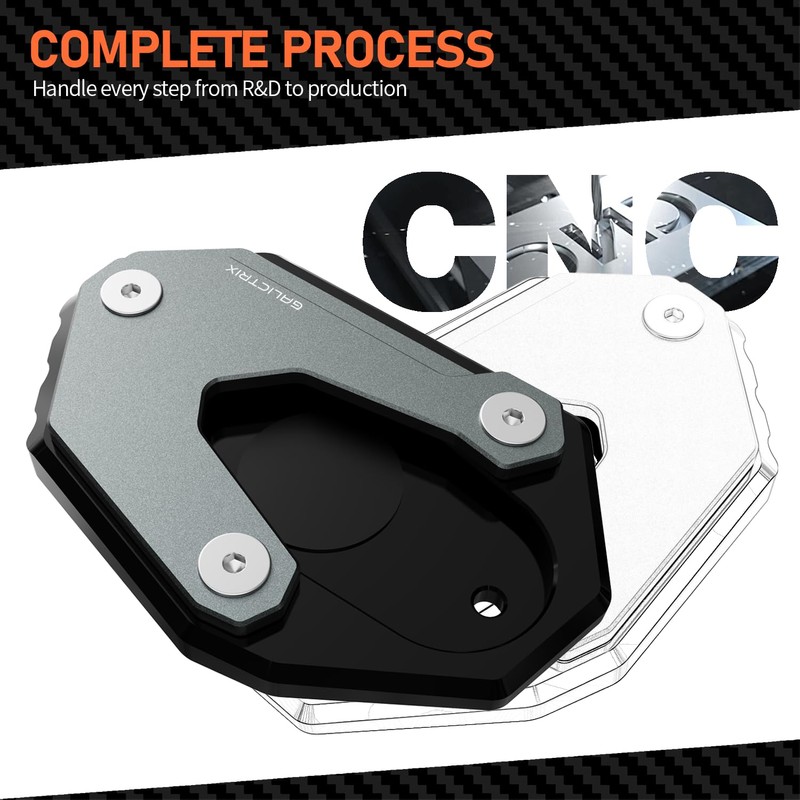 GALICTRIX Motorcycle Kickstand Pad Compatible with Aprilia RS660 RS457 Tuono