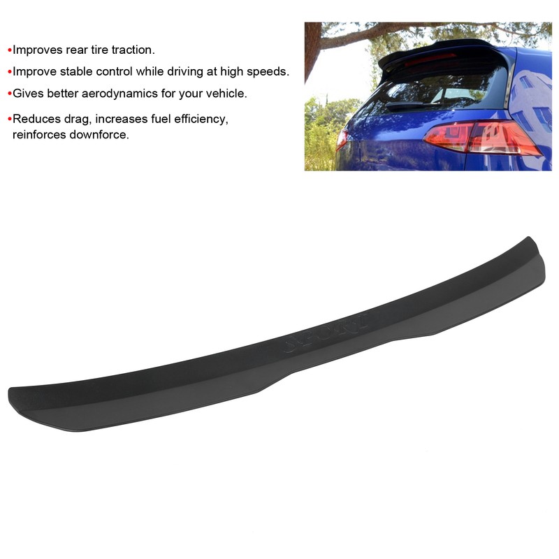 Rear Roof Spoiler Wing Two Compartment Vehicle Universal for Seat