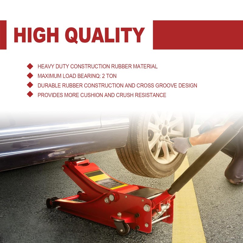 1 Pack Universal Floor Jack Pads, Jack Pad Adapter Pinch