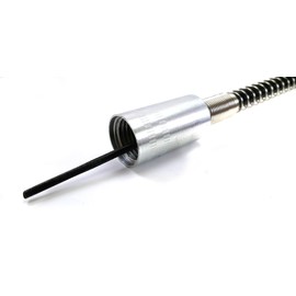 Drilax Flexible Rotary Drill Tool Drive Flex Shaft Attachment 42 inch Extension Fits 1/8 inch Collet Grinding, Polishing Compatible with Standard Rotary Tools