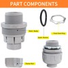 3/4 Inch Liquid Tight Connector PVC Electrical Conduit Fittings Straight