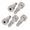 sourcing map M6 de 304 Stainless Steel Hexagonal Shoulder Bolts