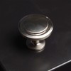 South Main Hardware 10-Pack, SH3055-SN-10 Modern Round Pull Knob, 1-1/4",