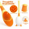 Silicone Toilet Brush for Deep Cleaning – Flexible Corner-Cleaning Brush