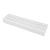 Rectangular Floral Centerpiece Clear Acrylic Flower Vase for Dining Table