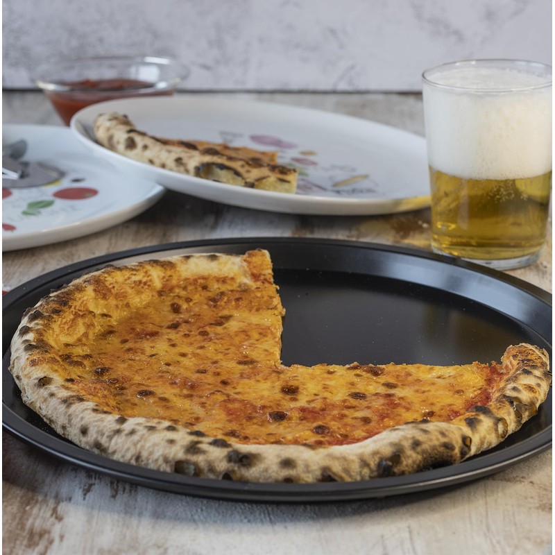 Barazzoni, Carbon Steel Non-Stick Pizza Pan - Made in Italy