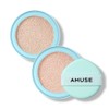 Amuse Airy Pore Cover Cushion Refill x 2, 1.5 Natural,