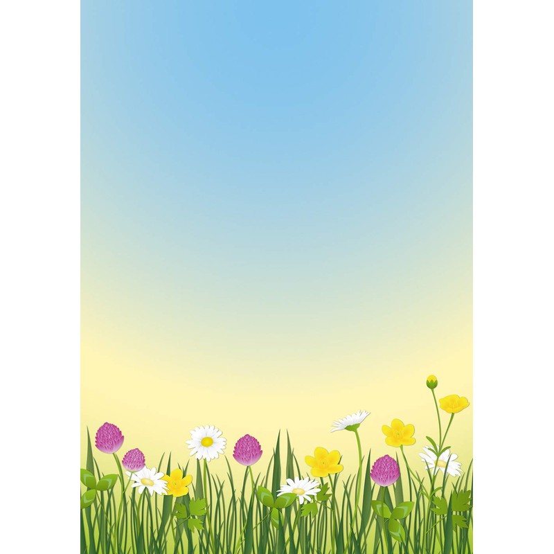 Spring Meadow Writing Pad Set – 1 Writing Pad with