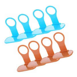 SHOWERORO 8 Pcs Wall Mounted Phone Hanging Stand Folding Charging Station Bracket Cell Phone Hook for Bedroom Office Random Color Random Color