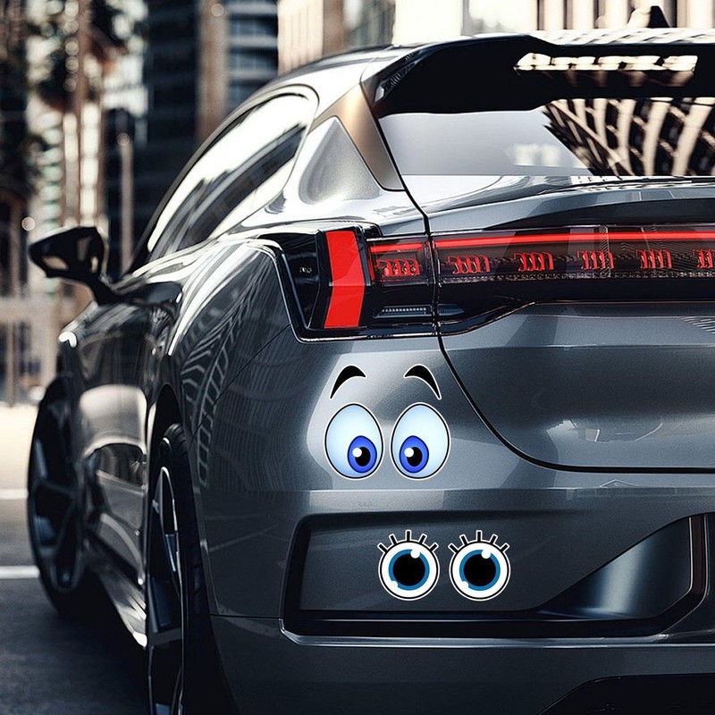 5 Decorative Stickers with Big Eyes, Interesting Stickers, Creative Stickers,
