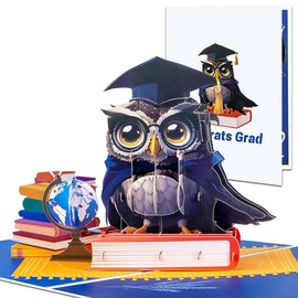 CNLITIHEKA Pop Up Congratulations Card Graduation Cards Graduation Gifts for College High School PHD Master with Envelope