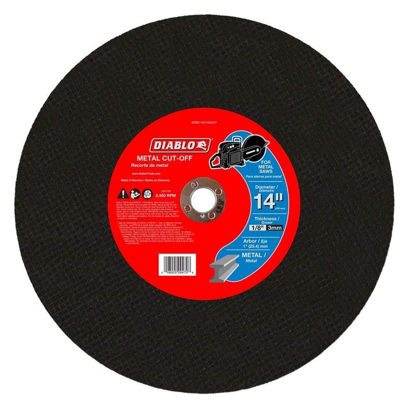 Diablo 14 in. x 1/8 in. x 1 in. Metal