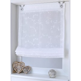 Liv Roman Blind with Eyelets K 60/140 White