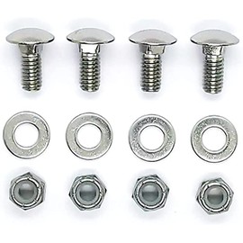 BuiBettFu 784-5581A 790-00120-0637 784-5581A-0637 Carriage Bolts Nuts for Shave Plate Scraper Bar 712-3010, 736-0242, 710-0260 (5/16-18) 5/8" 4P