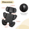 Innokids Infant Car Seat Insert, Baby Head Body Supports for