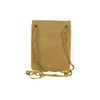 Neck purse pouche LEAS, Genuine Leather, beige - ''LEAS Travel-Line''