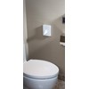 Hygiene bag dispenser ABS White for Ladies Restroom Hotel Guest