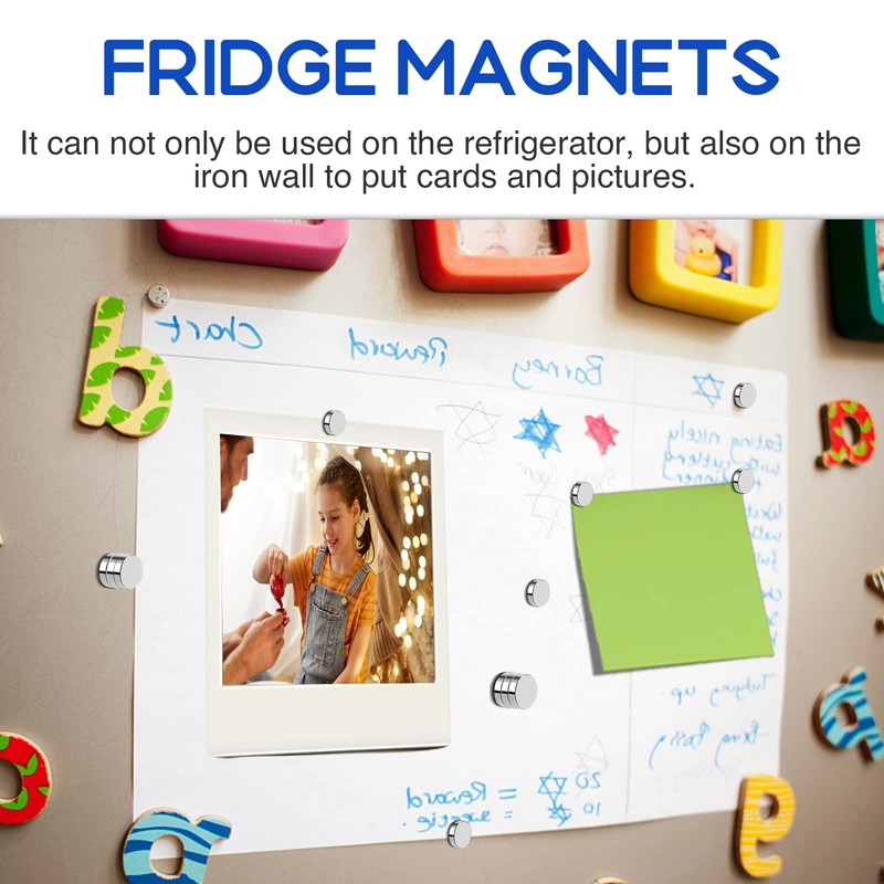 VSKIZ 200Pcs Small Magnets,3x1mm Tiny Rare Earth Magnets Round Refrigerator