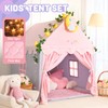 Wilwolfer Kid Tent with Mat, Star Lights - Kids Play