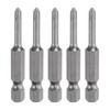 HARFINGTON 5pcs #1 Phillips Screwdriver Bit PH1 1/4" Hex Shank