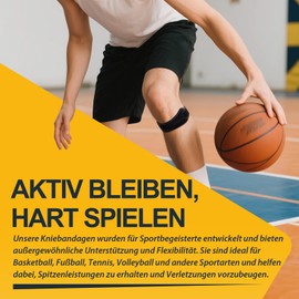 Patella Band for Sports, Fitness & Everyday Use - Adjustable Knee Support for Patella Tendonitis, Runners Knee & Knee Pain - Unisex Band for Size XL, 1 Piece