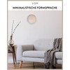 LUUK LIFESTYLE Modern Quartz Wall Clock in Scandinavian Design with