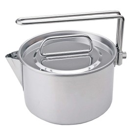 Captain Stag M-7296 Camping Kettle Cooker, 5.5 inches (14 cm), 0.5 gal (1.3 L)