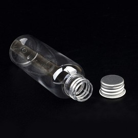 Transparent Plastic Twist-Cap Bottle Empty Bottle 45ml 12ea