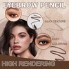 4PCS Eyebrow Pen and Eye Brow Stencil Kit,Waterproof Eyebrow Tinting