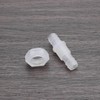 VGOL 5Pcs 3/8inch Hose Barb Thru Bulk Bulkhead Fitting Plastic