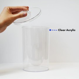 BV Medical Clear Sundry Jars Unlabeled Set of 5