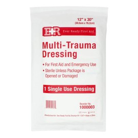 Ever Ready First Aid Multi-Trauma Sterile Non-Woven Dressing 12” x 30”