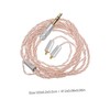 MERRYHAPY Plated 3.5mm Earphone Cable Coiled Headphone Wire Long Cable
