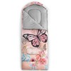 BSNTHO Flowers Butterflies. Printed Camping Sleeping Bag,3 Season Warm &