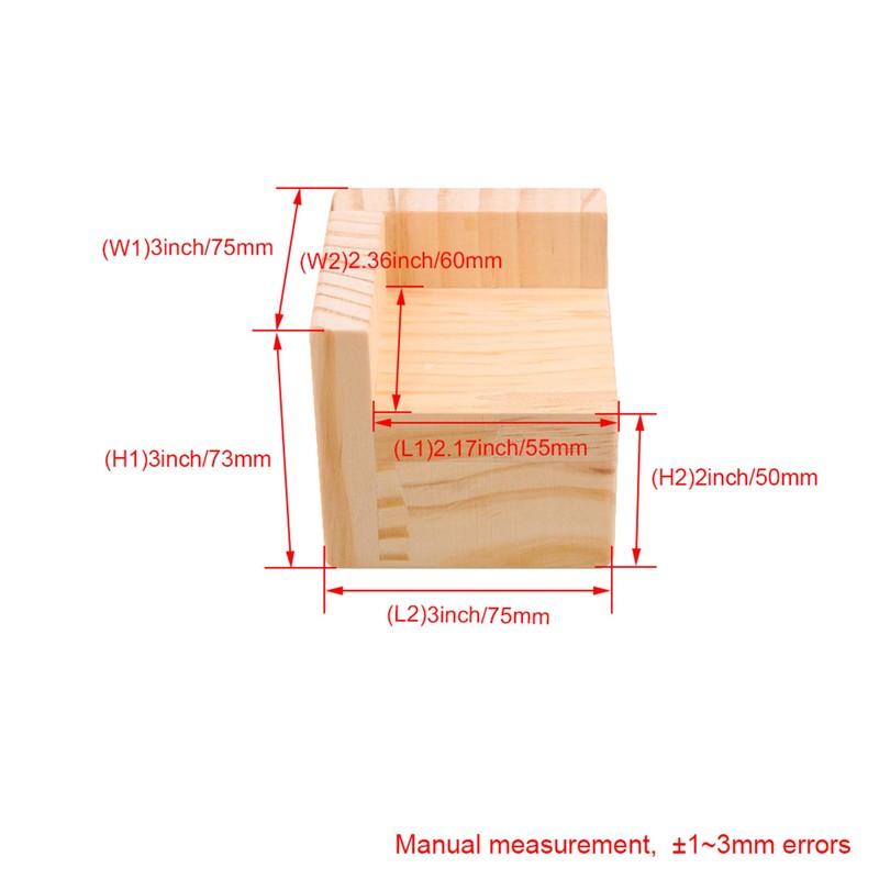 RDEXP 7.5x7.5x7.3cm Desk Extender Wood Bed Desk Riser Lifter Table