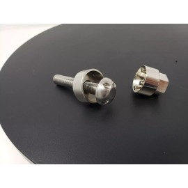 Zynk Marine M10X1.25 65MM Long 304 Stainless Security Anti Theft Bolt Hardware System 10MM