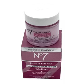 No7 RESTORE & RENEW FACE & NECK MULTI ACTION #2 CREAM LIFT, SMOOTHES SKIN (3306)