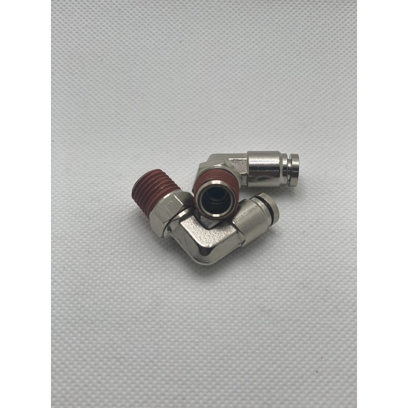 Air Suspension Fittings 2x 1/4" NPT To 1/4" PTC 90