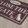 EMSea 2 x Please Close The Gate Sign - Close