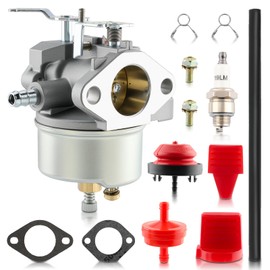 AUTOKAY 632334A Snowblower Carburetor with Gasket for Tecumseh 7HP 8HP HM70 HM80 HMSK80 HMSK90 Snow Blower Engine for 632334A 632334 632370A 632370 632110 632111 632536 640105