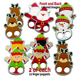 V COTEACHER Learn with Santa and Friends Christmas Helpers Finger Puppets