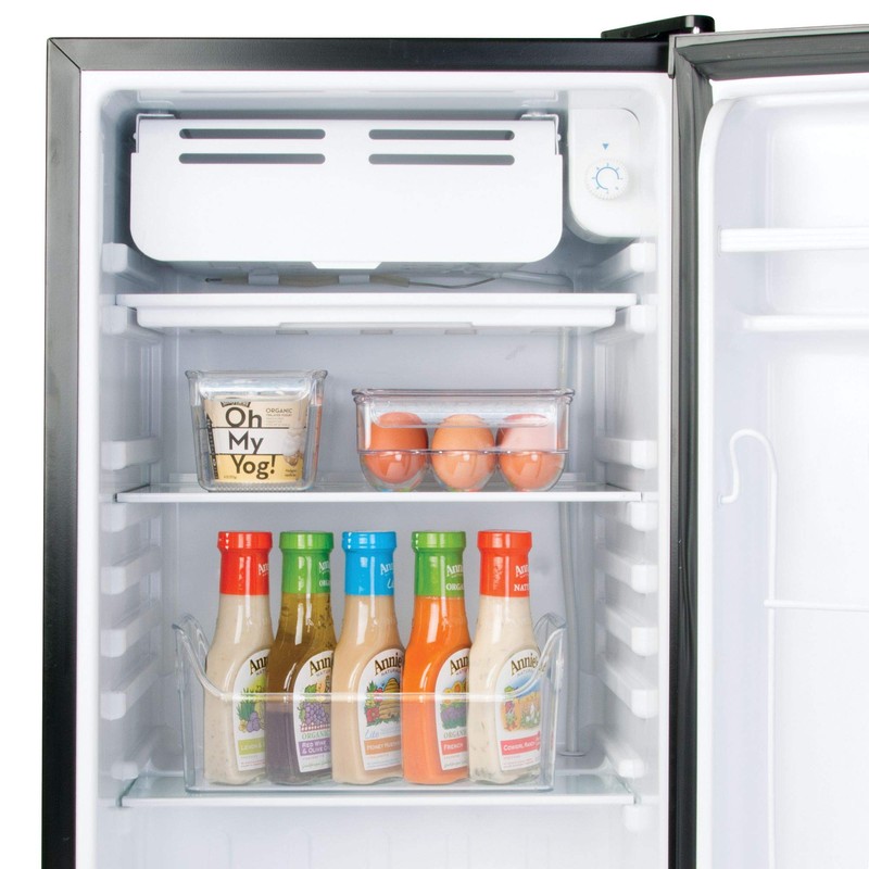 iDesign 73030 Fridge/Freeze Binz Egg Holder, Small Storage Box for
