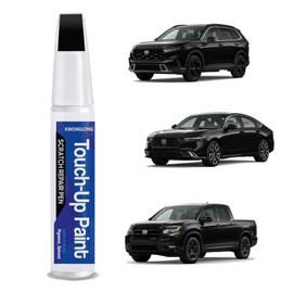 NH-731P Crystal Black Pearl Touchup Paint Compatible with Honda CRV Civic Accord, 2-in-1 Scratch Repair Pen Exact Color Match, Car Scratch Repair Pen