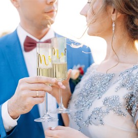 iooiluxry - Juego de cuchillos y servidores para tartas de boda, copas de champaña para novia y novio, juego de corte de pasteles para boda, despedida de soltera, regalos