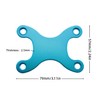 DGHAOP 2PCS Skateboard Gasket Metal Longboard Deck Protector Washer Support