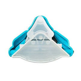 Corner Rounder with Chips Tray, Chrir.W Angle Eater Cutter Tool for Scrapbooking,Photo and Paper(Blue, 5mm)