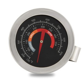 KAMaster 2" BBQ Grill Temperature Gauge for Big Green Egg,Stainless Steel Waterproof Body,150-900°F Clear Scale Dial Temperature Gauge for All BGE Thermometer Replacement ,Char Griller Kamado Smoker